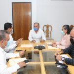 El secretario de Finanzas y Administración, Raymundo Segura Estrada, se reunió con la secretaria Ejecutiva del Sistema Estatal Anticorrupción, Itzel Figueroa Salazar