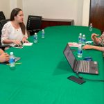 La directora de Declaraciones Patrimoniales de la  Secretaría de Contraloría y Transparencia Gubernamental, Arely Ascencio López, sostuvo una reunión de trabajo con la secretaria técnica del Secretariado Ejecutivo