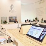 La gobernadora del Estado, Evelyn Salgado Pineda, encabezó la reunión de la Mesa Estatal para la Construcción de la Paz