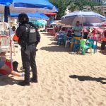 Personal de Seguridad Pública del Estado brinda seguridad a visitantes en el último día del puente vacacional del 20 de noviembre