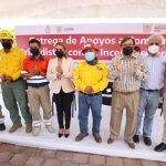 Gobernadora Evelyn Salgado entrega apoyos y reconoce trabajo de brigadistas de incendios forestales
