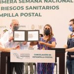 Inauguran Evelyn Salgado y Jorge Alcocer Varela la Primera Semana Nacional contra Riesgos Sanitarios