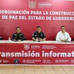 La coordinación de esfuerzos de la Mesa de Seguridad fortalece las acciones para atender y disminuir la incidencia delictiva en Guerrero.