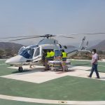 Realiza la SSG traslado aéreo de una menor con dengue de Ometepec al puerto de Acapulco