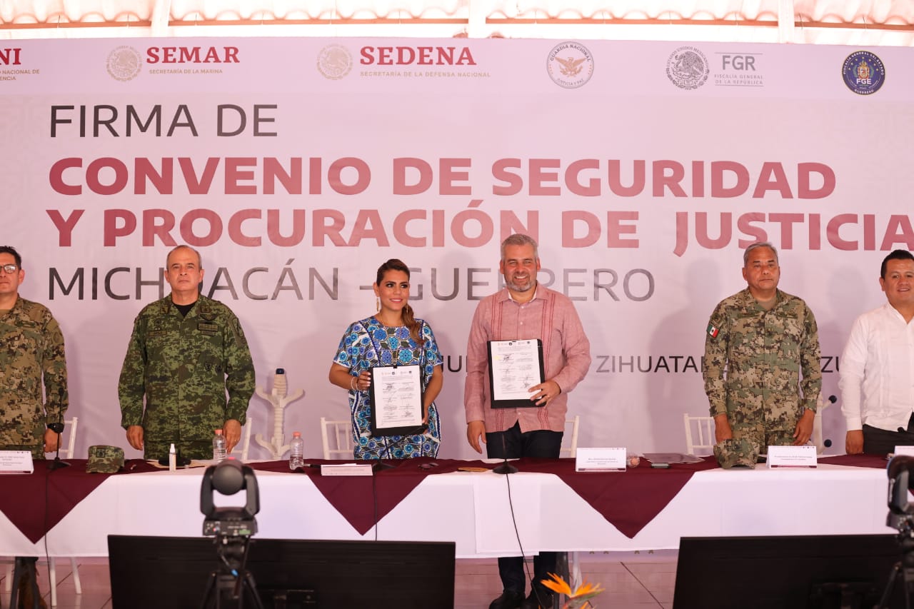 Firman Evelyn Salgado y Alfredo Ramírez Convenio de Seguridad y ...