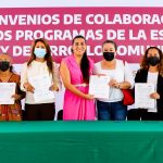 Encabeza Liz Salgado firma de convenios del programa alimentario del DIF Guerrero con los 81 municipios