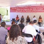 Entrega Evelyn Salgado Pólizas de Seguro de Vida del Fondo de Apoyo a Periodistas en Guerrero