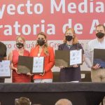 Anuncian Evelyn Salgado, Tatiana Clouthier y Minera Media Luna inversión de más de 800 millones de dólares para el sector minero en Guerrero