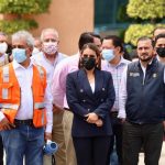 Participa Evelyn Salgado en Macro Simulacro Nacional 2022 en Guerrero