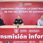Arroja resultados positivos la coordinación de corporaciones, hay detenciones, armas aseguradas y vehículos recuperados: Mesa de Construcción de Paz
