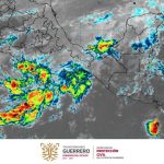SPCGRO ALERTA POR LLUVIAS EN GUERRERO POR ZONA DE BAJA PRESIÓN