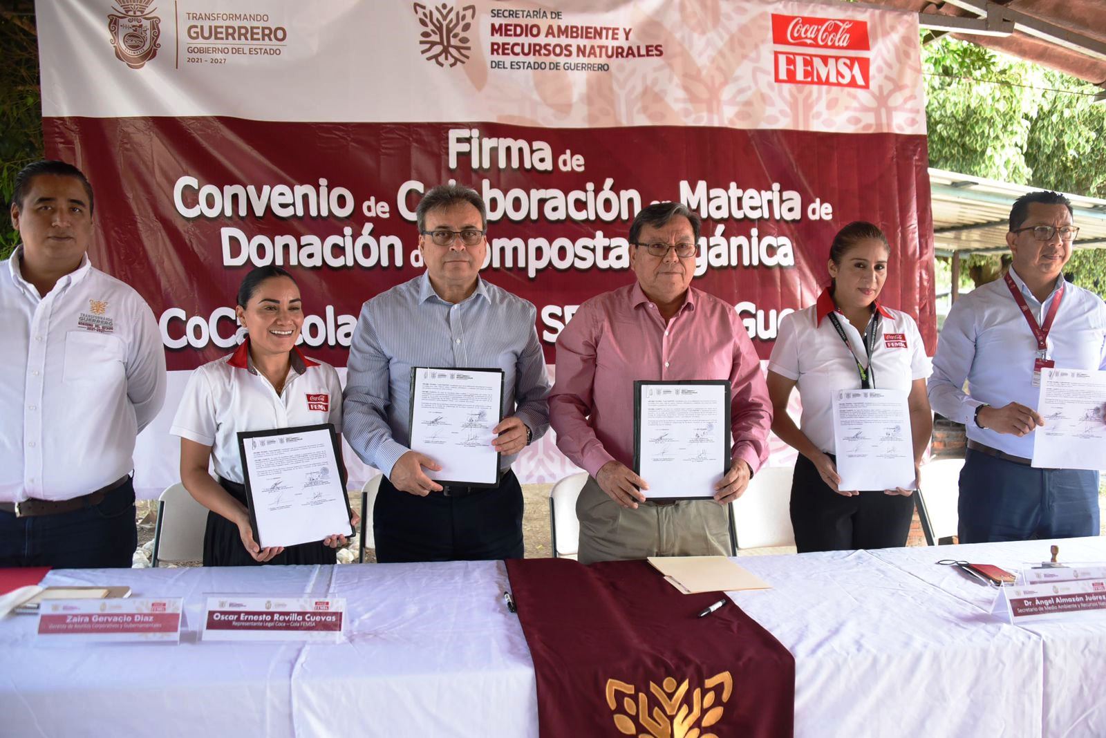 Firma SEMAREN Guerrero convenio de colaboración con Coca-Cola FEMSA ...