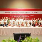 Asiste Evelyn Salgado a la sesión de la Comisión Nacional de Seguridad Pública en Oaxaca