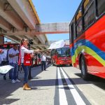 Da Evelyn Salgado banderazo a la incorporación de 25 unidades al SIT Acabús