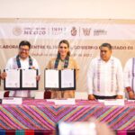 Firma Evelyn Salgado convenio con INPI para fortalecer políticas públicas de desarrollo de los pueblos indígenas y afromexicanos de Guerrero