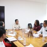 El secretario de Seguridad Pública Estatal Evelio Méndez Gómez encabezó una reunión con el personal de esta dependencia