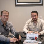 El secretario general de Gobierno, Ludwig Marcial Reynoso Núñez, se reunió con el vicepresidente de la firma canadiense Torex Gold Resources Inc., Faysal Rodríguez Valenzuela