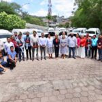 Entrega Evelyn Salgado vehículos al Servicio Médico Forense en Guerrero