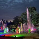 Gran espectáculo de fuentes danzarinas en el Parque Papagayo