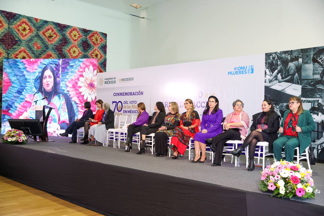 Conmemora Evelyn Salgado el 70 Aniversario del Voto de las Mujeres en ...