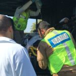 SSG realiza traslado aéreo de mujer con diagnóstico de trombocitopenia de Coyuca de Benítez a Chilpancingo