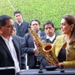 La gobernadora Evelyn Salgado Pineda realizó la entrega de instrumentos musicales a la Banda de Música del Gobierno de Guerrero