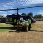 Realiza la SSG y el CRUM traslado aéreo a paciente a la CDMX para recibir atención especializada