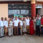 Recorren la titular de la SEP, Leticia Ramírez Amaya y de la SEG, Marcial Rodríguez, escuelas en Coyuca de Benítez