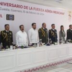 Asiste el secretario general de Gobierno a la conmemoración del 109 aniversario de la Fuerza Aérea Mexicana