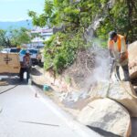 Atiende el gobierno de Evelyn Salgado la rehabilitación y mantenimiento de la Avenida Escénica de Acapulco