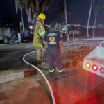 BOMBEROS DE LA SGIRPCGRO SOFOCAN INCENDIO EN ESTABLECIMIENTO COMERCIAL DE ACAPULCO