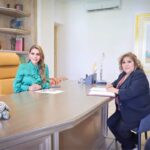 La gobernadora Evelyn Salgado Pineda sostuvo una reunión de trabajo en su despacho con la secretaria de Desarrollo Urbano
