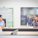 Recibe Evelyn Salgado a titular de Bienestar Federal Ariadna Montiel en Guerrero