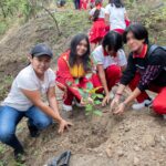 Se realiza reforestación de la segundaria Galo Soberón y Parra, por personal de SEJUVE y estudiantes, encabezados por la Titular Jessica Maldonado Morales