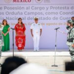 Asiste la gobernadora Evelyn Salgado a toma de posesión de nuevo mando de la Guardia Nacional en Guerrero