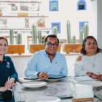 El secretario de Turismo, Simón Quiñones Orozco, se reunió con la encargada del parque Nacional de Grutas de Cacahuamilpa