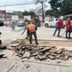 Emprende Evelyn Salgado acciones de bacheo en la capital del estado