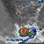 REMANENTES DE JOHN INTERACTÚAN CON ZONA DE BAJA PRESIÓN CON POTENCIAL CICLÓNICO Y MANTENDRÁN TEMPORAL DE LLUVIAS EN GUERRERO