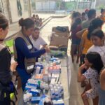 Brigada de salud brinda atención médica a las familias damnificadas