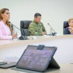 La gobernadora Evelyn Salgado Pineda presidió la sesión de la Mesa de Coordinación para la Construcción de la Paz desde la capital del estado
