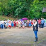 Recorre la gobernadora Evelyn Salgado la región de la Costa Grande; visita localidades de los municipios de Atoyac y Benito Juárez