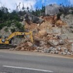 A través de la estrategia Fuerza Operativa Guerrero, el Gobierno de Guerrero continúa trabajando en la rehabilitación de la red carretera estatal