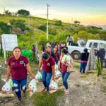 Gobierno del estado mantiene la atención en la región Sierra para acelerar la recuperación tras el paso del huracán John