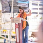 La gobernadora Evelyn Salgado entregó apoyos a familias de la colonia Campestre de La Laguna de Acapulco