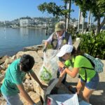 Realiza el gobierno estatal, sociedad civil y sociedad ambientalista, limpieza y restauración de la playa Tlacopanocha en Acapulco