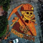 Con Catrín monumental “El Minero” homenajean a mineros de Taxco, siendo un atractivo para miles de turistas