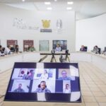 La gobernadora, Evelyn Salgado Pineda, encabezó la sesión de la Mesa de Coordinación para la Construcción de la Paz