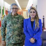 La gobernadora Evelyn Salgado Pineda se reúne con el almirante Raymundo Pedro Morales