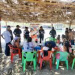 Refuerzan la vigilancia con la instalación de módulos informativos itinerantes en playas de Acapulco