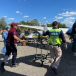 Traslada la SSG vía aérea a menor con quemaduras de Ometepec a Ciudad de México